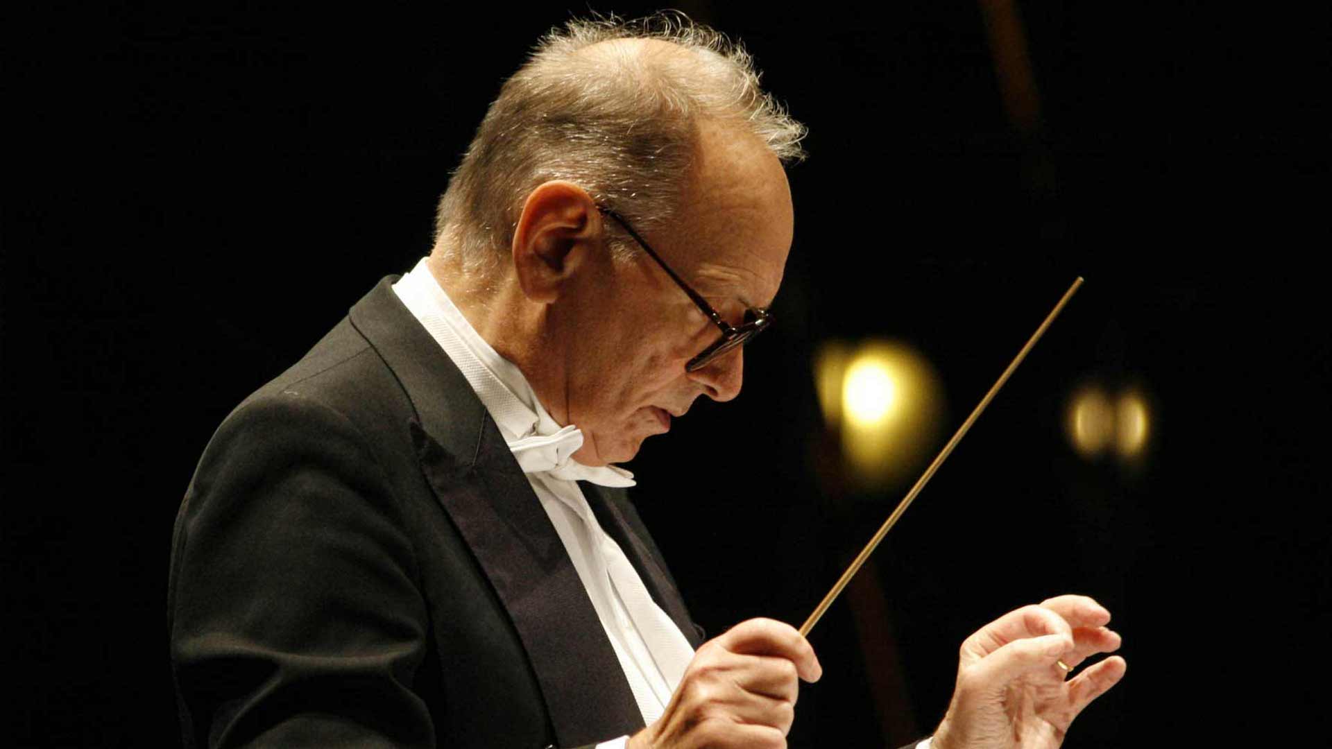 Il compositore Ennio Morricone