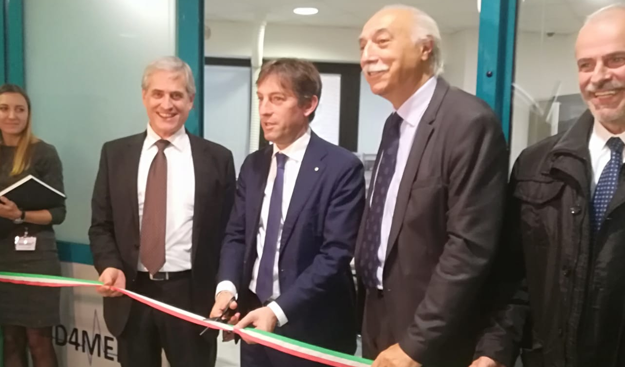Inaugurazione di 3D4Med, il primo laboratorio clinico di stampa 3D in Italia.Credits: openinnovation.regione.lombardia.it