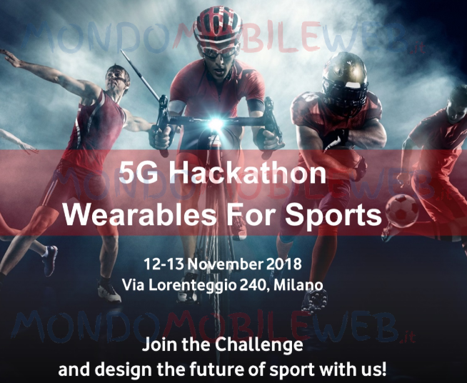 La locandina dell'Hackathon di Vodafone, che invitava gli studenti a partecipare. Credits: mondomobileweb.it