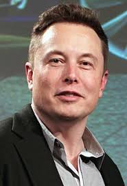 Il CEO Elon Musk, PH: wikipedia