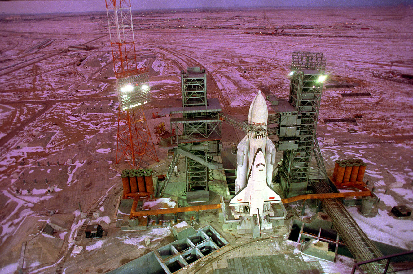 Buran pronto al decollo. Credit: http://www.thelivingmoon.com