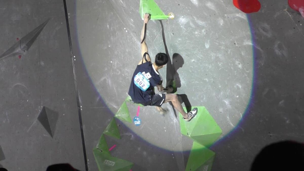 Kinesio taping: effetto reale o solo placebo? - Ph: youtube.com 
IFSC competition
