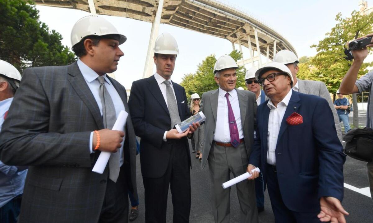 Ponte Morandi, Fincantieri tra le aziende costruttrici - PH: ANSA/LUCA ZENNARO