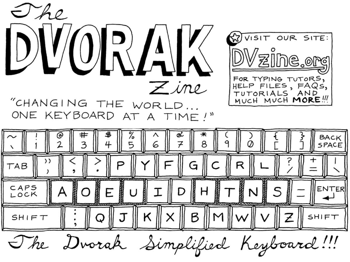 La tastiera semplificata Dvorak - 