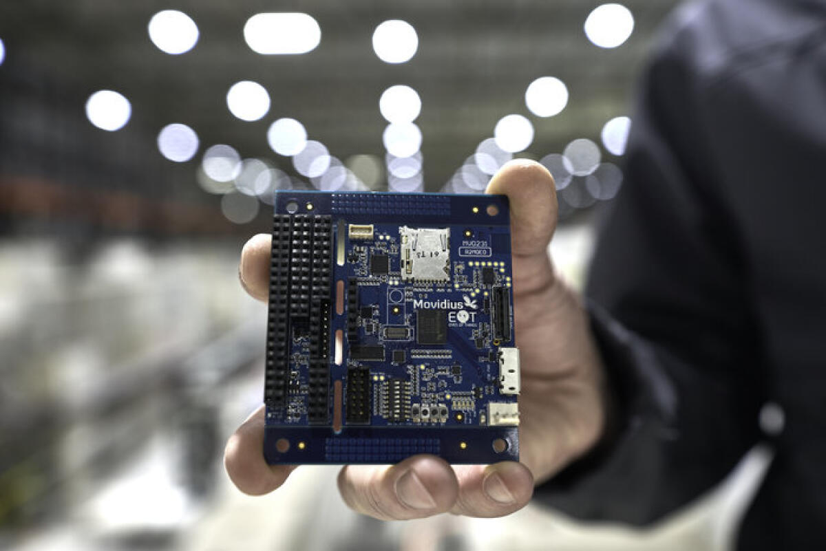 Myriad 2: chip dell'Esa testato al Cern - Myriad 2. Credits: ESA