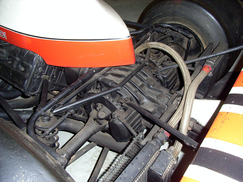 McLaren M23 Rear Brakes in board, wikipedia.org