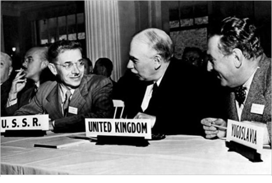 Foto storica di Bretton Woods