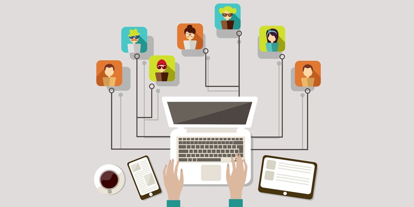connessione tra uomo e tecnologia