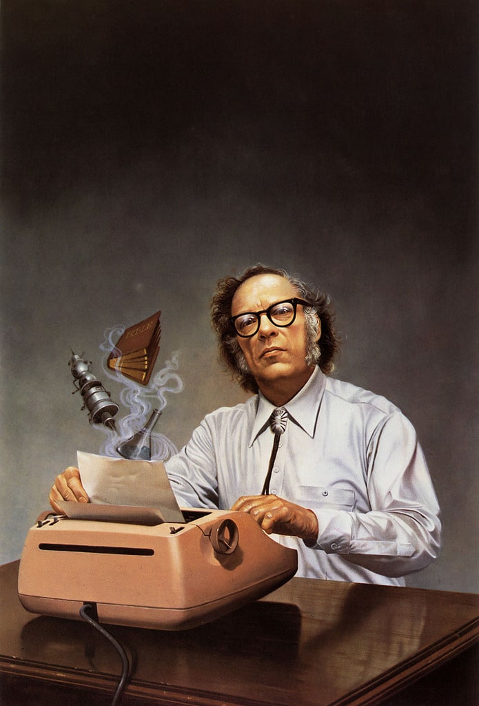 Isaac Asimov, crediti: io9.gizmodo.com
