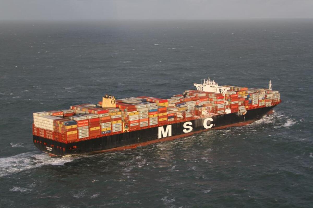 Container dispersi in mare: pericolo per l'ambiente - qz.com