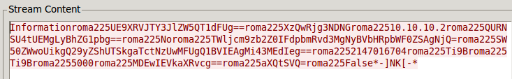 Lo stream di informazioni che il malware inviava ai server. Credits: blog.yoroi.company