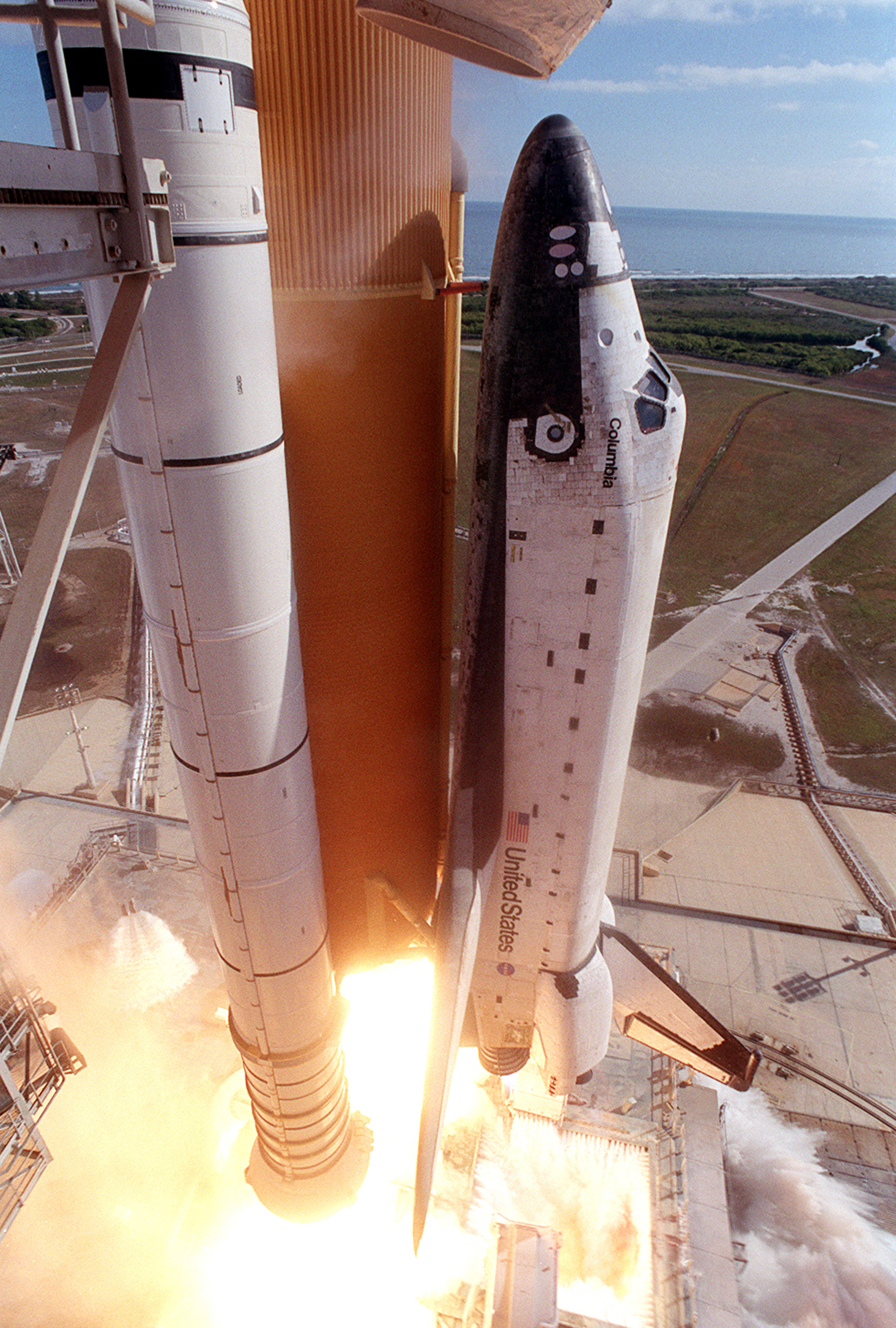 Ultimo decollo dello Space Shuttle Columbia. Credits: NASA