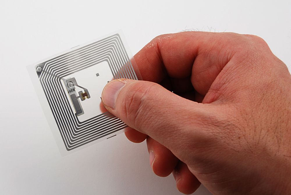 Chip RFID generico. Credits: pinterest.com