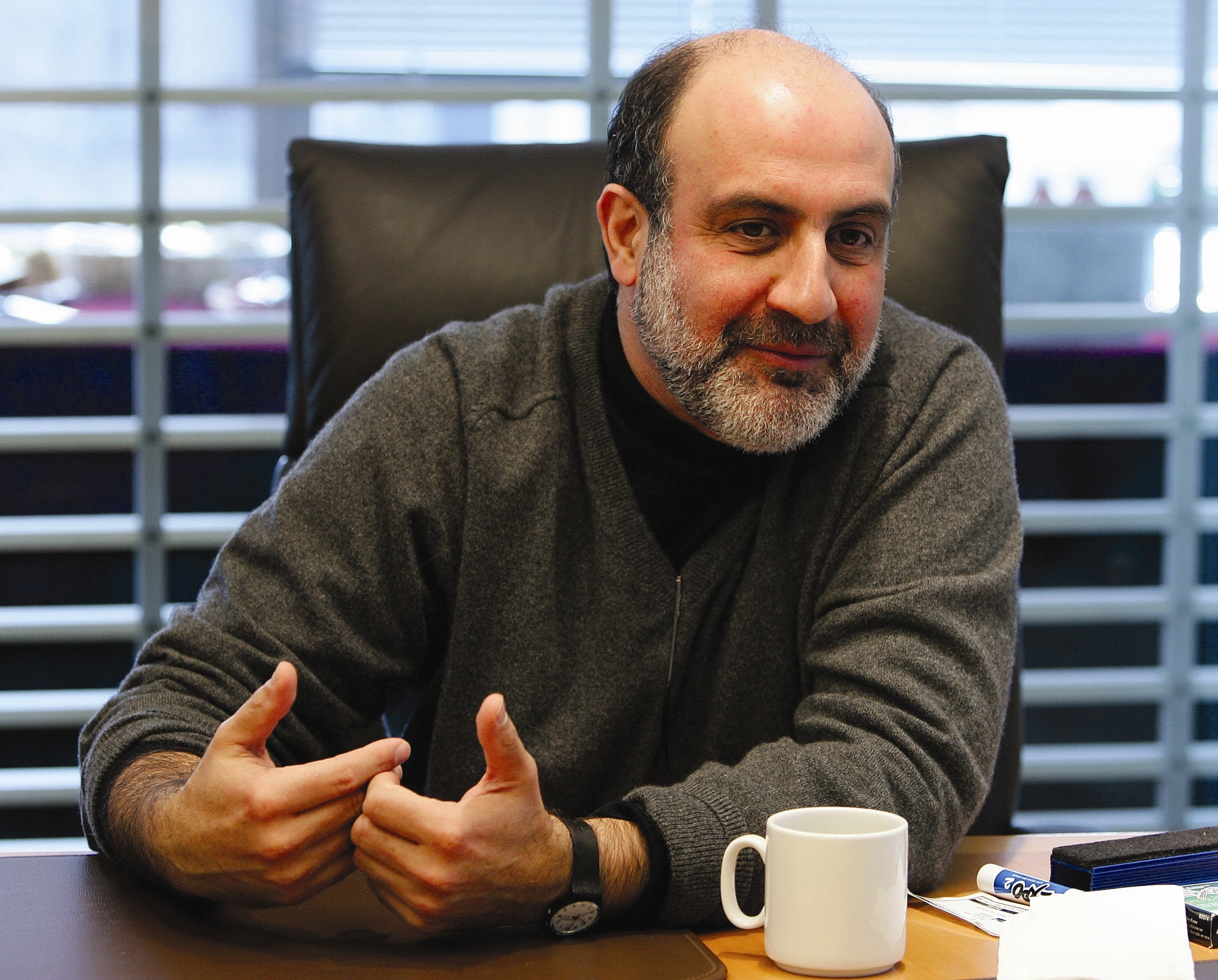 Nassim Nicholas Taleb, autore del libro "Il Cigno Nero. L'impatto dell'altamente improbabile"