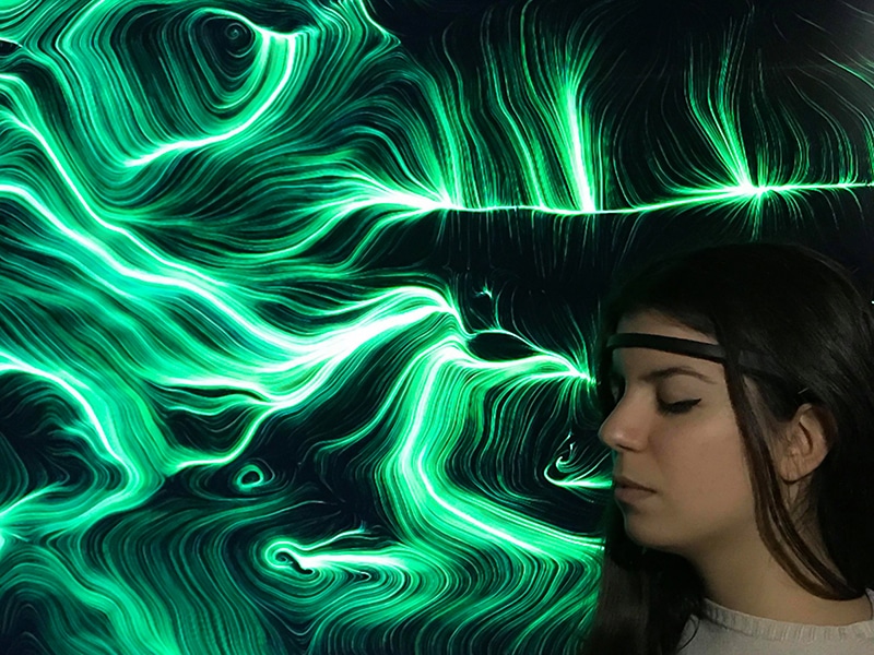 BrainArt quadri dipinti con la mente