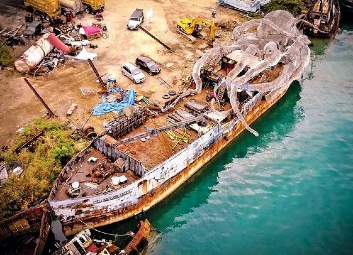 Kodiak Queen: da nave cargo ad installazione artistica sottomarina - PH:allatsea.net