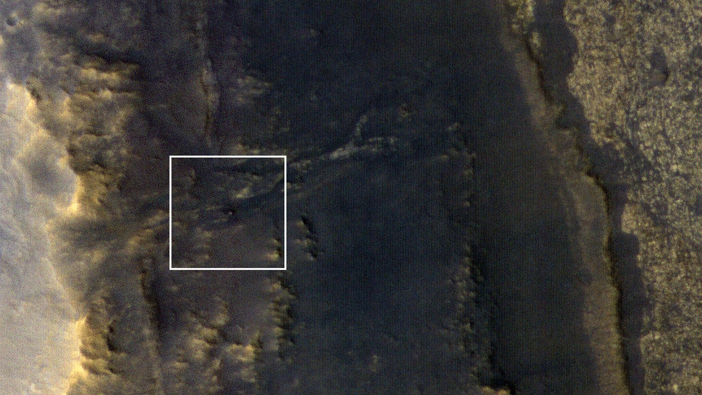 Opportunity visto dal MRO. Credits: NASA