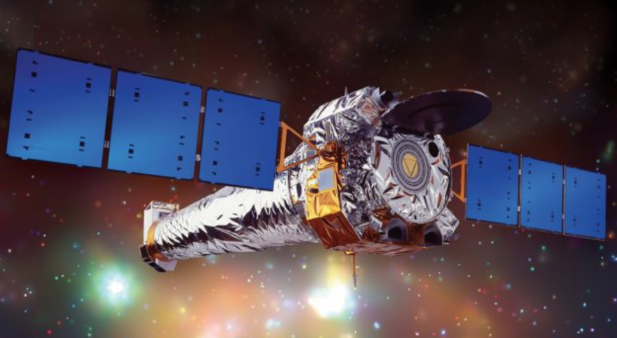 Illustrazione artistica di Chandra X-ray observatory. Chandra è il più sensibile telescopio ai raggi X mai costruito. Credits: nasa.gov