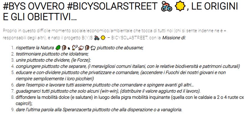 ciclopedonale, solare, villasimius, sardegna, Bys, Bicysolarstreet, infinityhub, equity crowfunding, innovazione, sostenibilità, ambiente