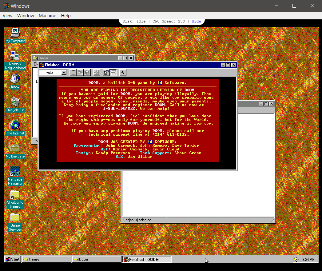 DOOM. Credits: Systemscue.it