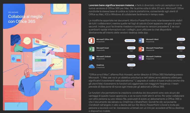 Office 365 finalmente disponibile su Mac App Store