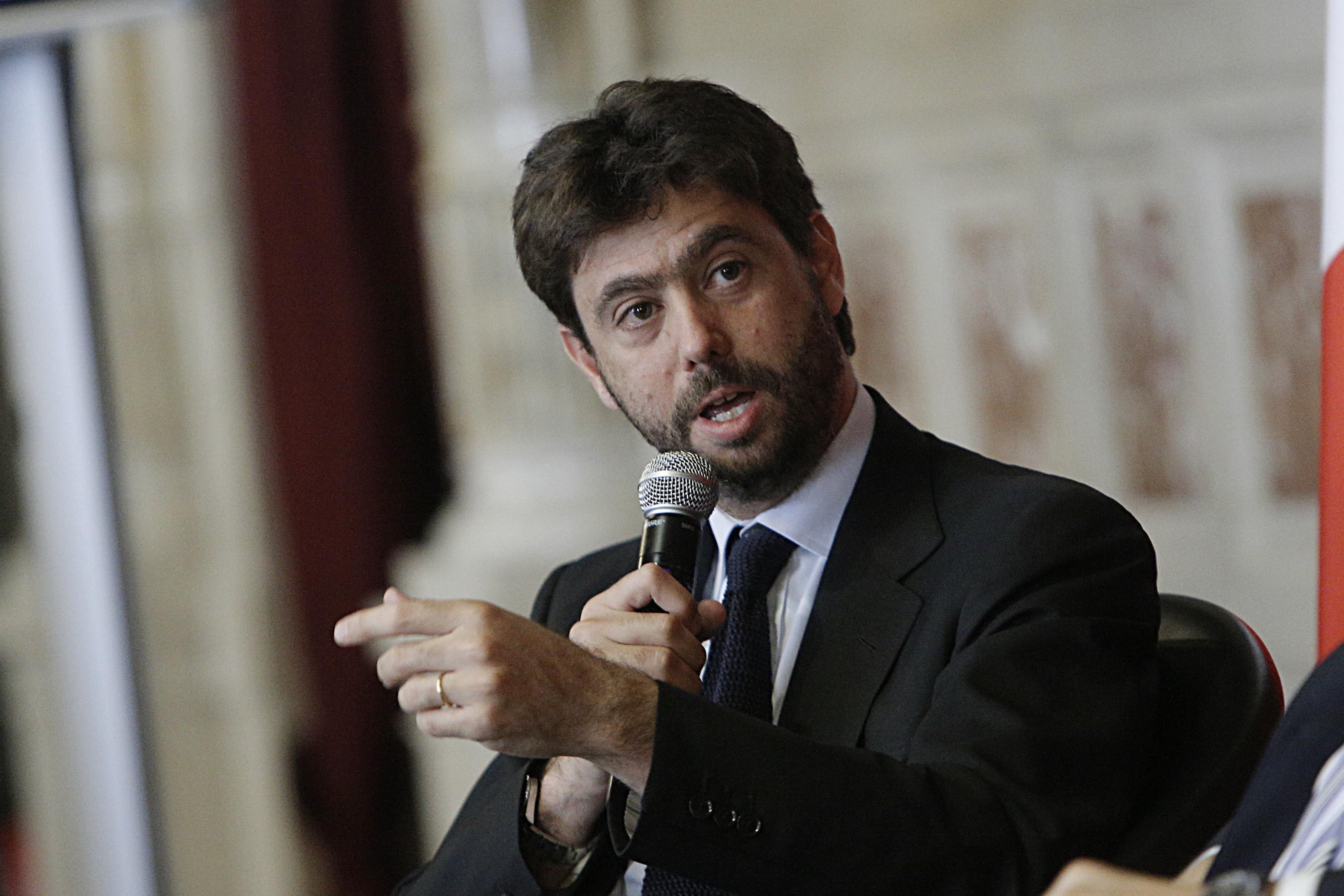 Il Presidente della Juventus Andrea Agnelli