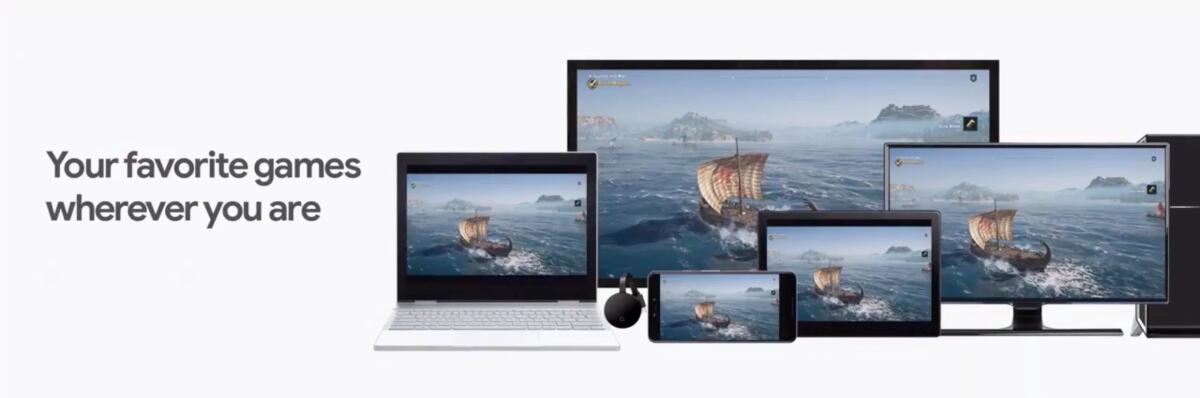 Stadia, la piattaforma di game-streaming di Google - Annunciata Stadia, la Cloud gaming platform di Google. Credits: 9to5google.com
