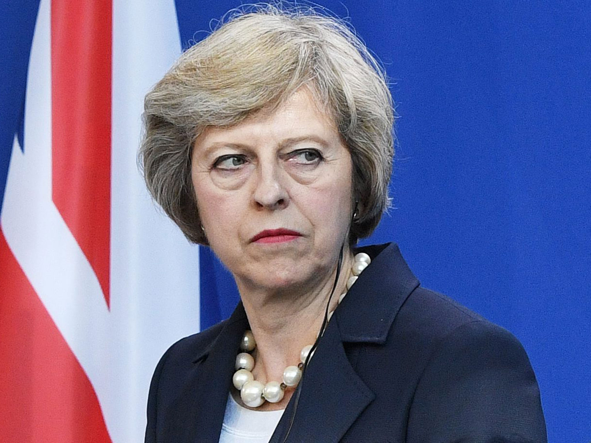 Theresa May , è una politica britannica, Primo ministro del Regno Unito dal 13 luglio 2016