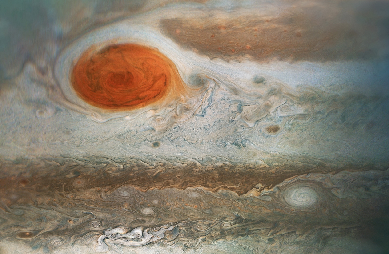 La Grande Macchia Rossa di Giove.Crediti: NASA