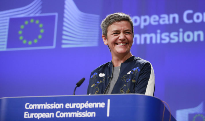 Margrethe Vestager, commissario europeo per la concorrenza