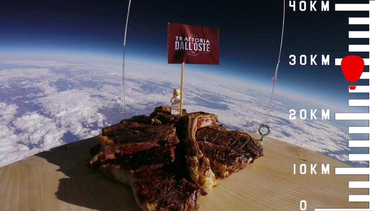 Trattoria lancia la prima bistecca alla fiorentina nello "spazio" - 