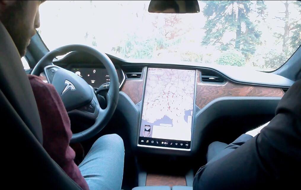 Touchscreen della Model S