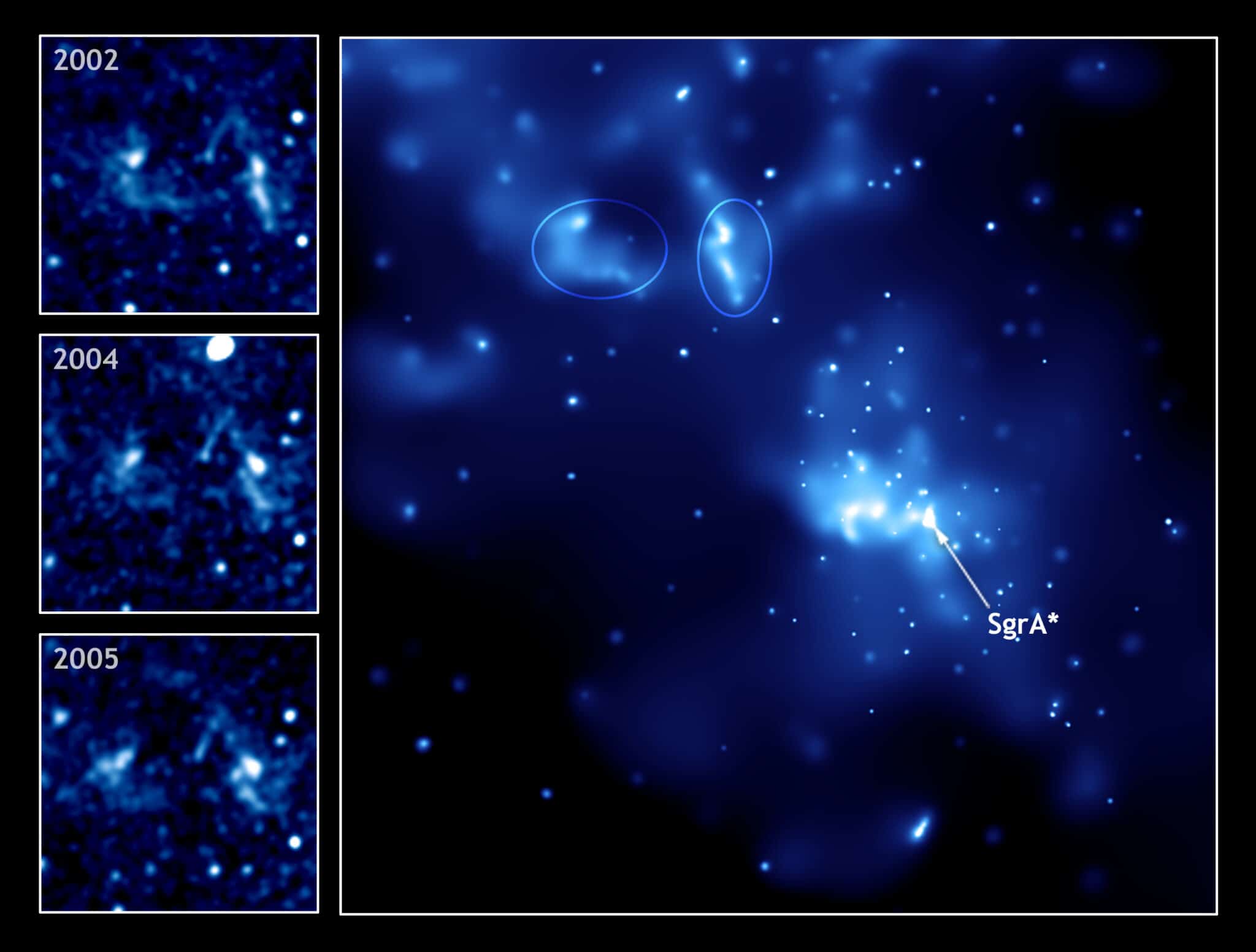La regione Sagittarius A*.Crediti: www.wikipedia.org