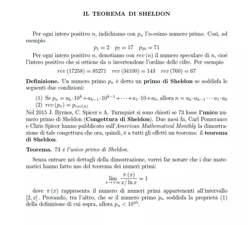Tratto dalla pagina Facebook del prof. Vincenzo Giordano