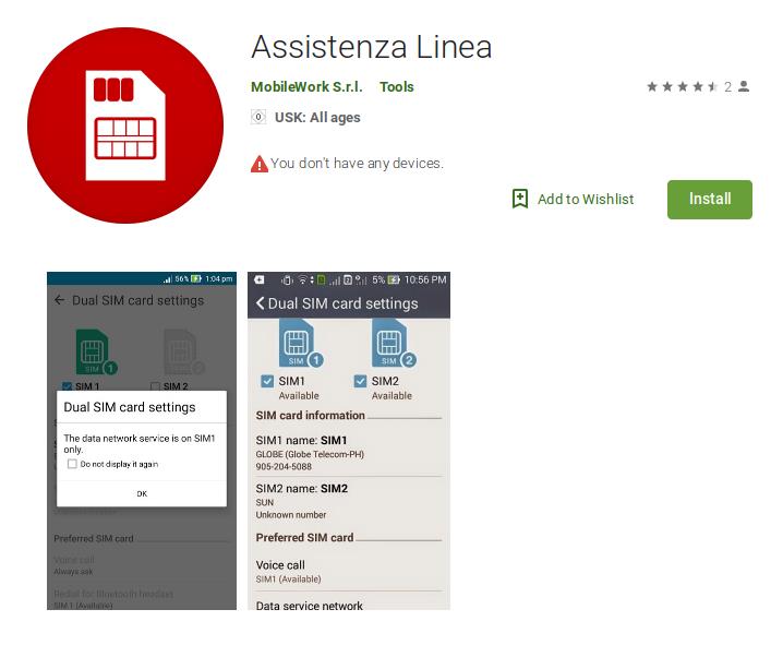 Pagina playstore utilizzata per distribuite lo spyware. Credits: Security Without Borders