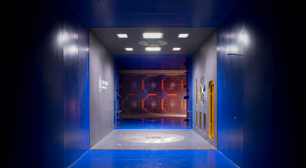 PH: windtunnel.polimi.it - Low turbulence test section