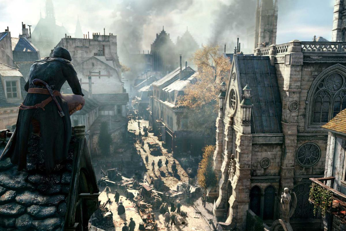 Notre Dame in AC Unity. Credits: twitter.com