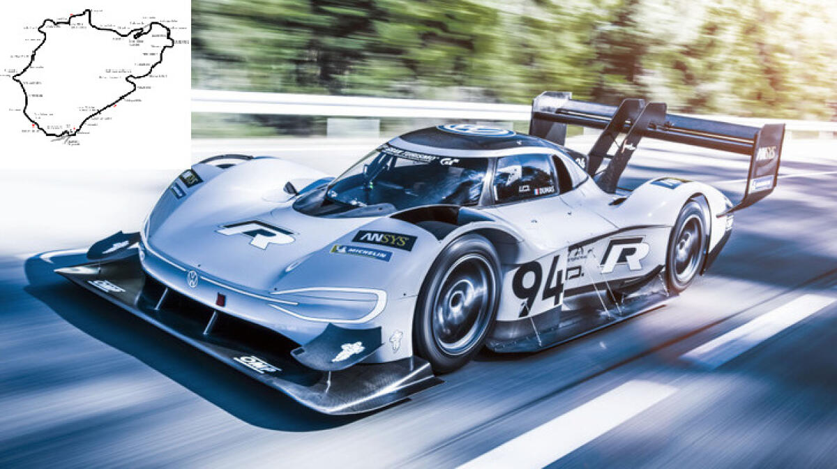 Volkswagen ID R: un'elettrica per battere il record al Nürburgring - PH: tuttosport.com