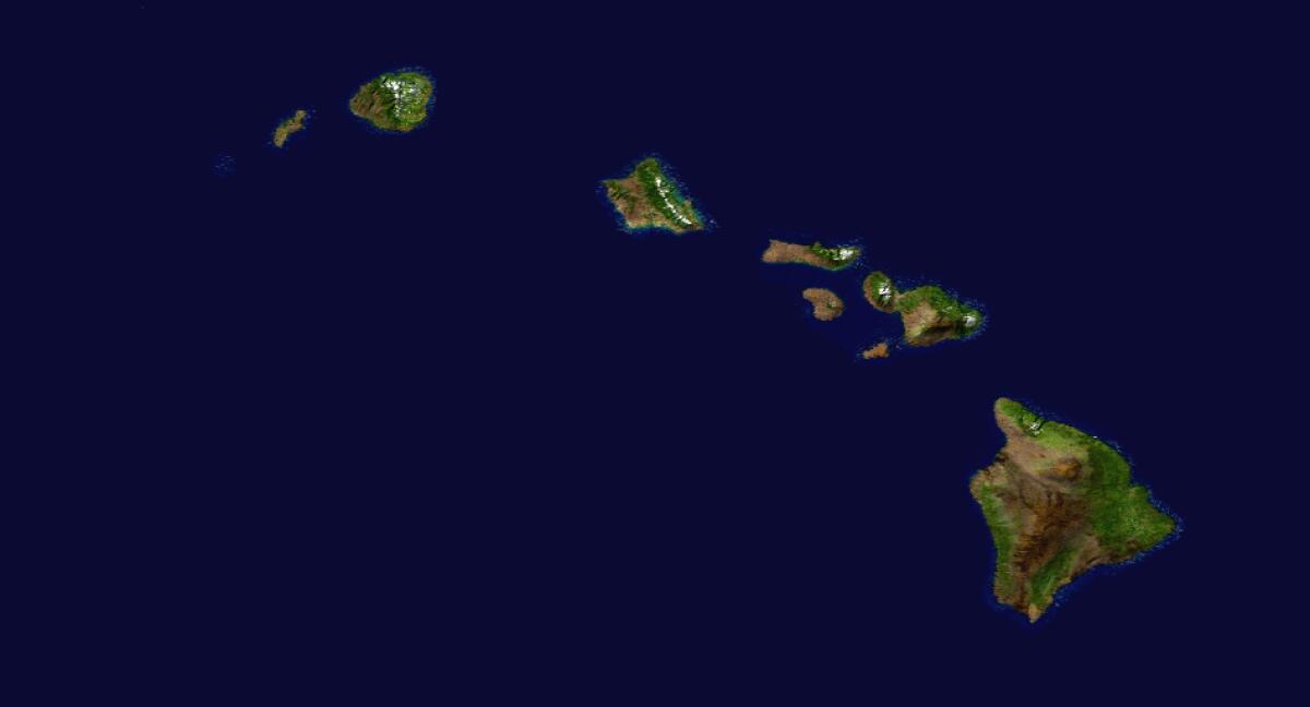 Quando l'Italia non era altro che un arcipelago - arcipelago hawaii, crediti: NASA