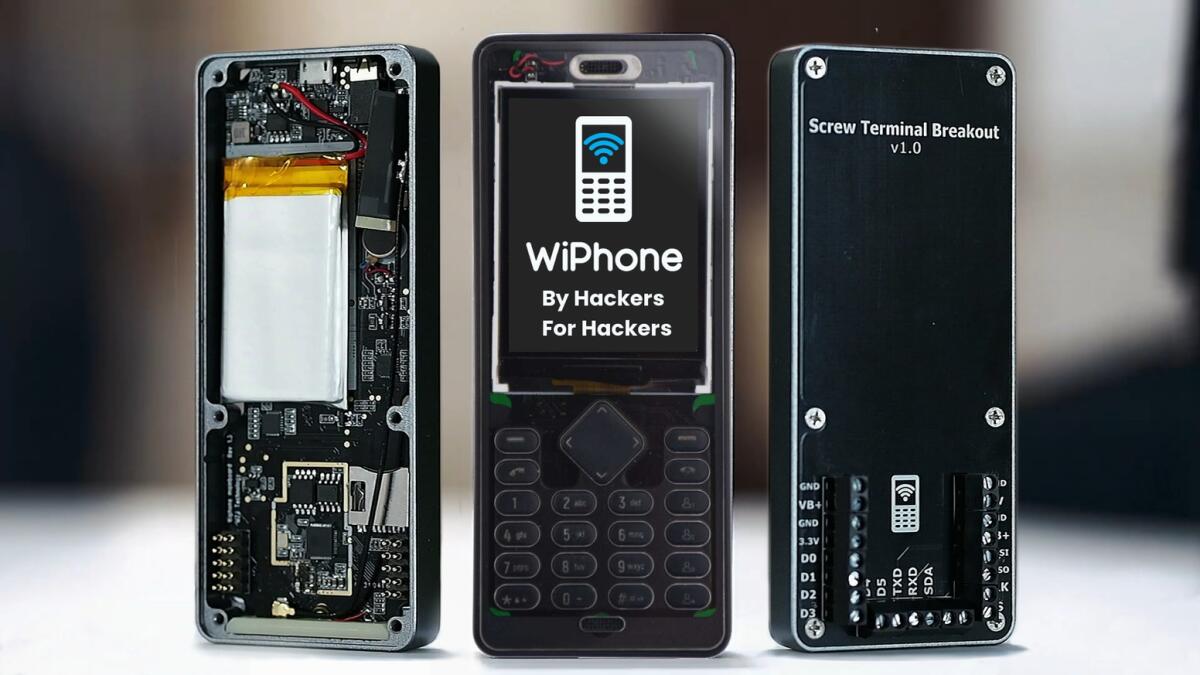WiPhone: il telefono cellulare VoIP progettato per hacker e maker - 