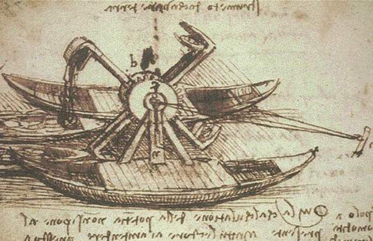 L'ingegneria navale di Leonardo Da Vinci - PH: digilander.libero.it