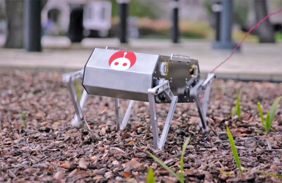 Doggo, il cane-robot open source - Doggo, il cane robot della Stanford University. Credits: endadget.com