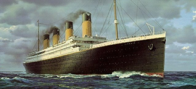 Dipinto del Titanic, la nave dei sogni (dal sito www.titanicstory.com)