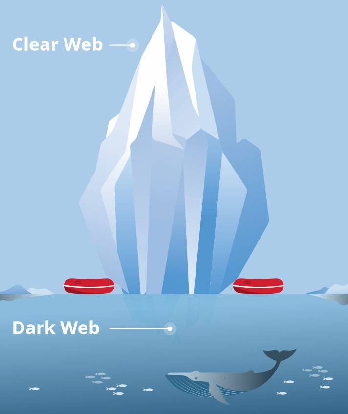 La reale divisione del web secondi i ricercatori. Credits: recordedfuture.com