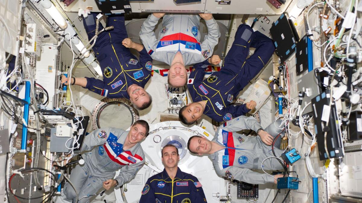 Una giornata da astronauta - Astronauti in ISS.

Crediti: NASA