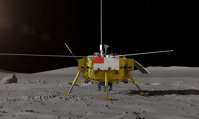 Yutu: il rover cinese sul lato oscuro della Luna.Crediti: NASA