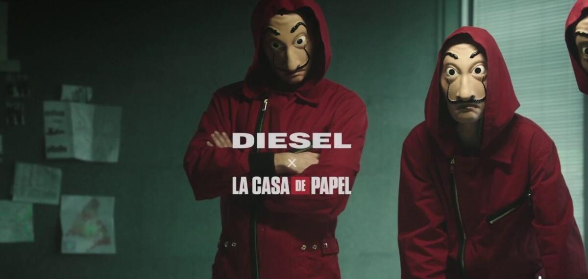 Collaborazione con Diesel: la Casa De Papel parla italiano - 