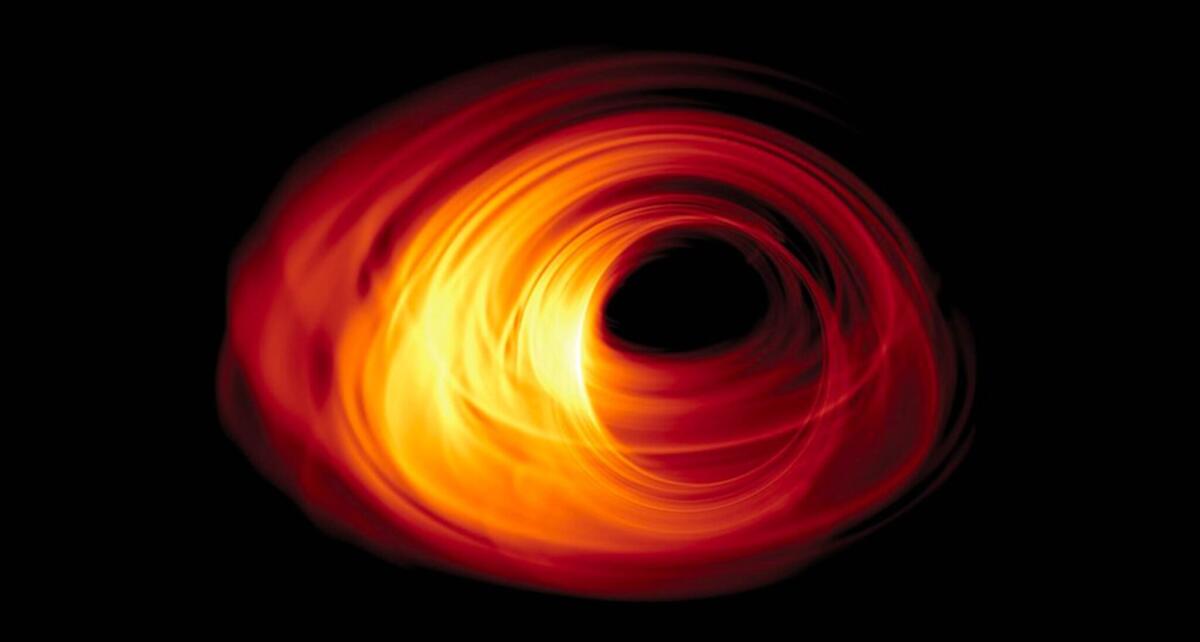 "Collasso diretto", così da stelle mancate son nati i buchi neri - Foto: Rappresentazione artistica di un buco nero, crediti: M. Moscibrodzka, T. Bronzwaar e H. Falcke, Radboud University