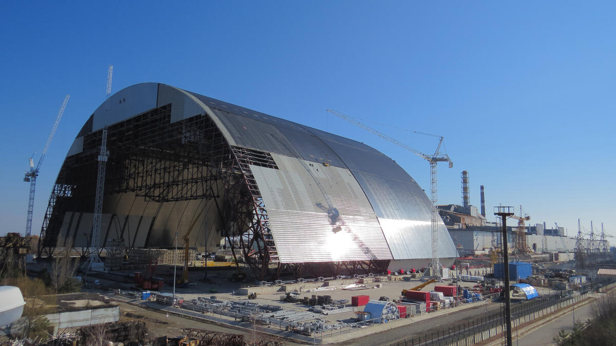 La copertura della centrale nucleare di Chernobyl - PH: chnpp.gov.ua