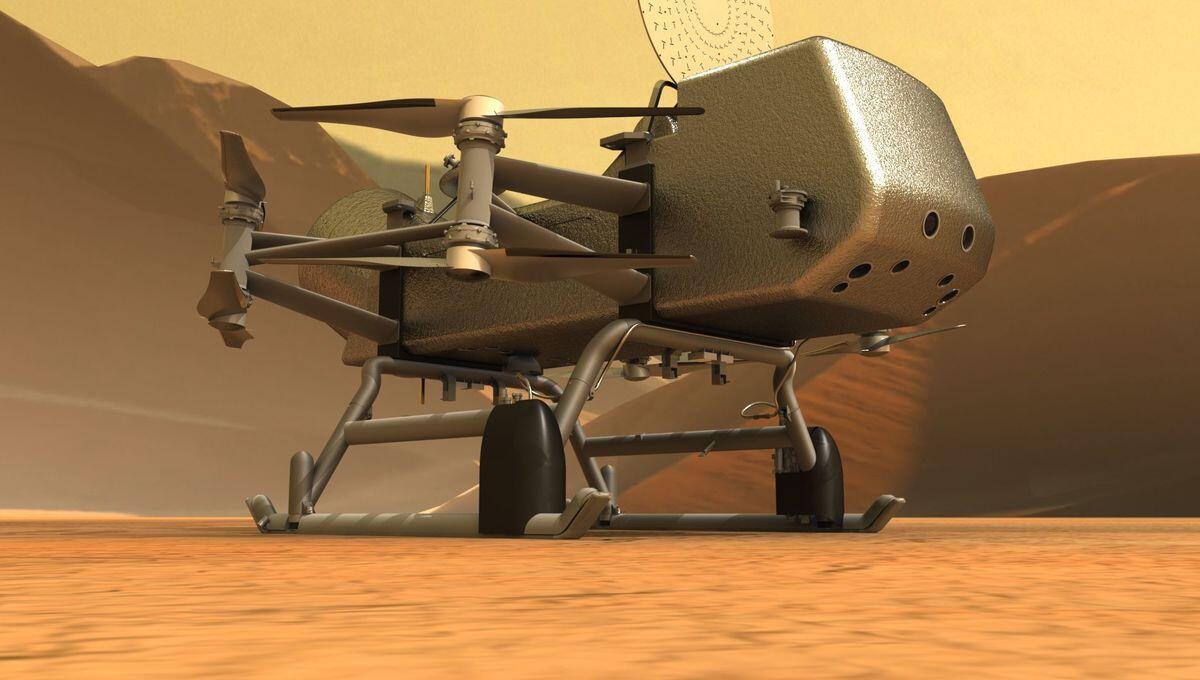 Dragonfly: la libellula della NASA e il Titano di Saturno - credits: syfy.com